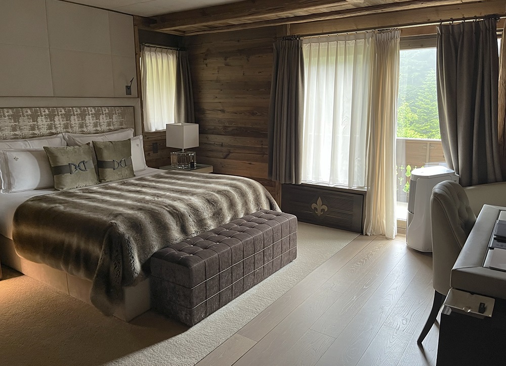 Vermietung von Polar Wind Style-Klimaanlagen für ein extraluxuriöses Chalet.