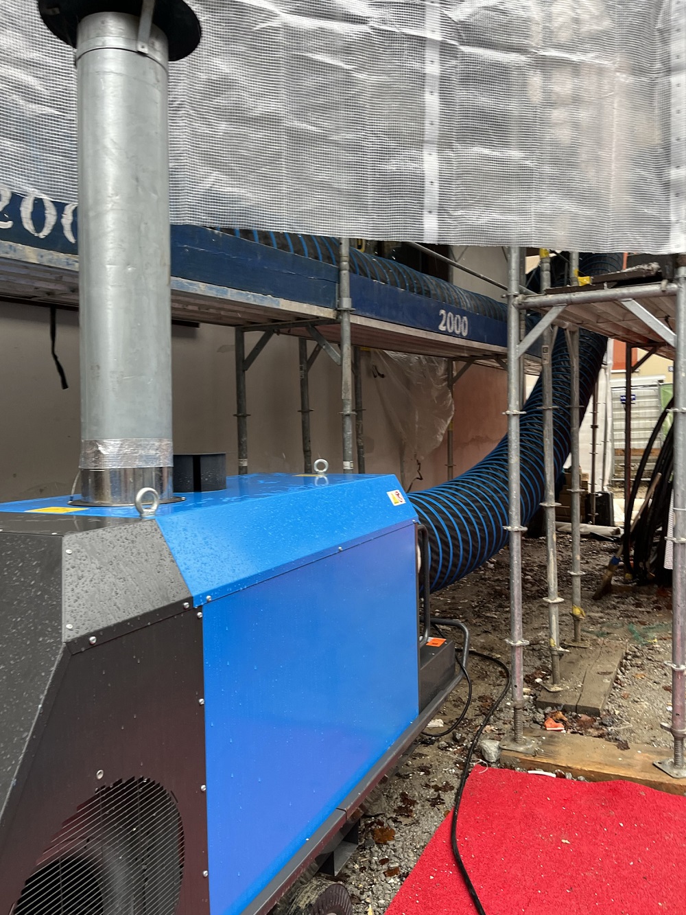 Bau in feuchten Umgebungen: die Heizungslösungen von Klima Mieten.