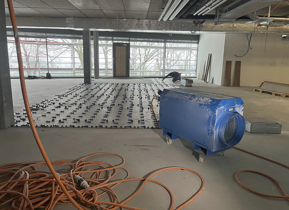 Halten Sie Ihre Arbeiter und Baustellen mit Climat Location warm.