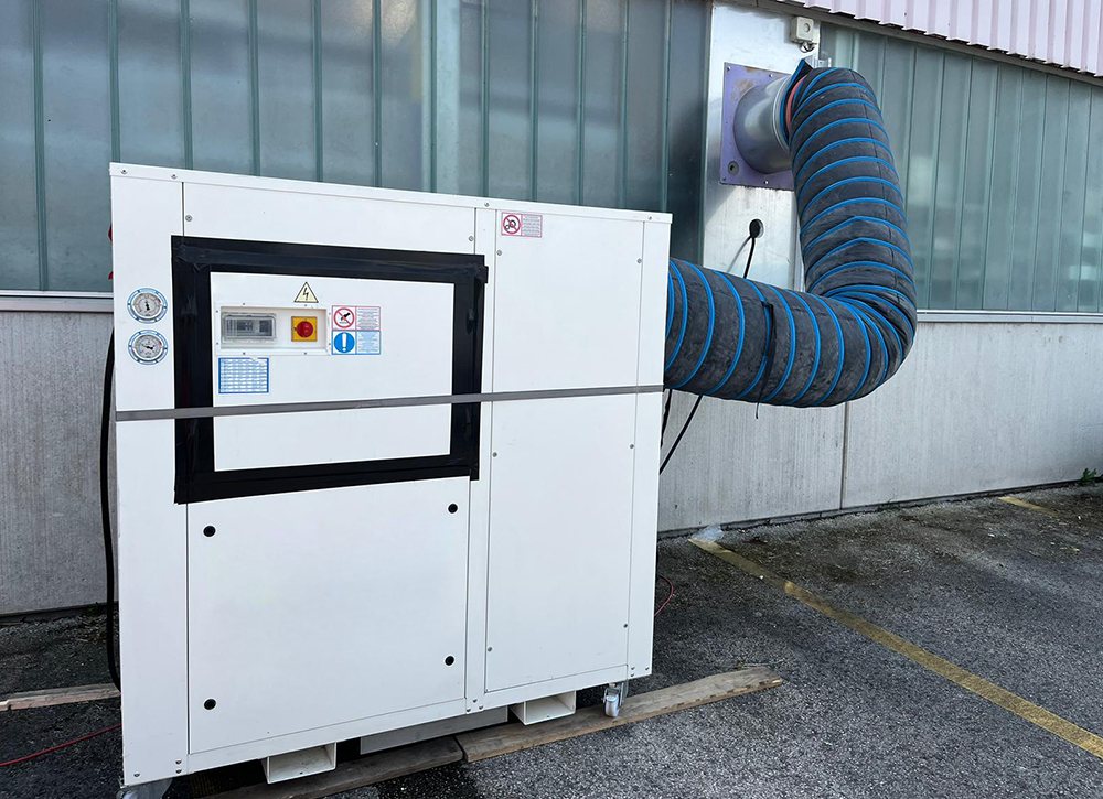 Klimatisierungslösung für eine Tierhandlung.